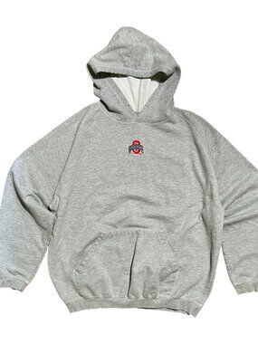 Ohio State Buckeyes Center Logo Antigua Athletic Vintage Sweatshirt, Men's XL